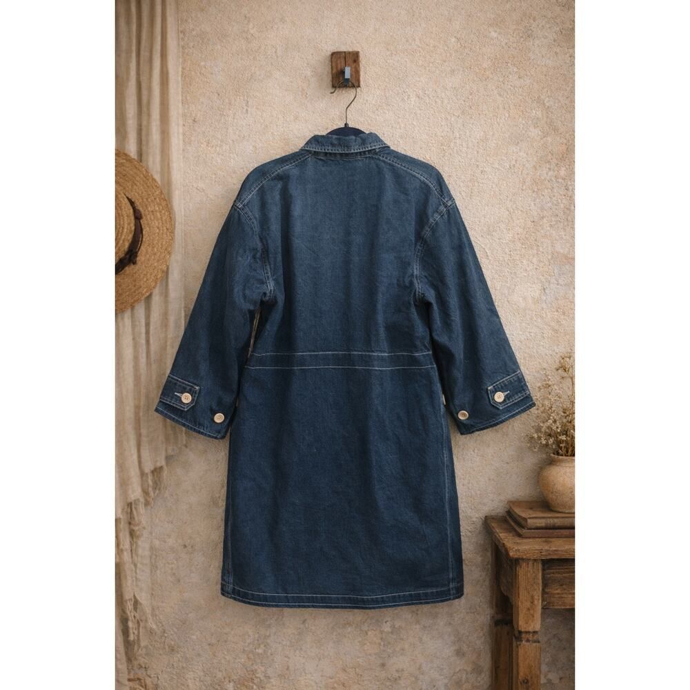 Rudy Jude Adult Denim Trench Coat Small — image 6 of 6